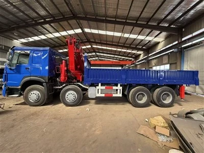 Howo 371 Crane yang dipasang di truk